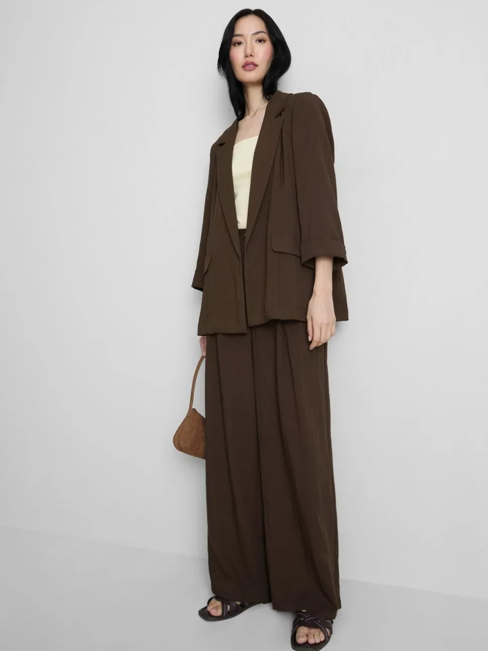 Strukturierter Blazer mit Reverskragen