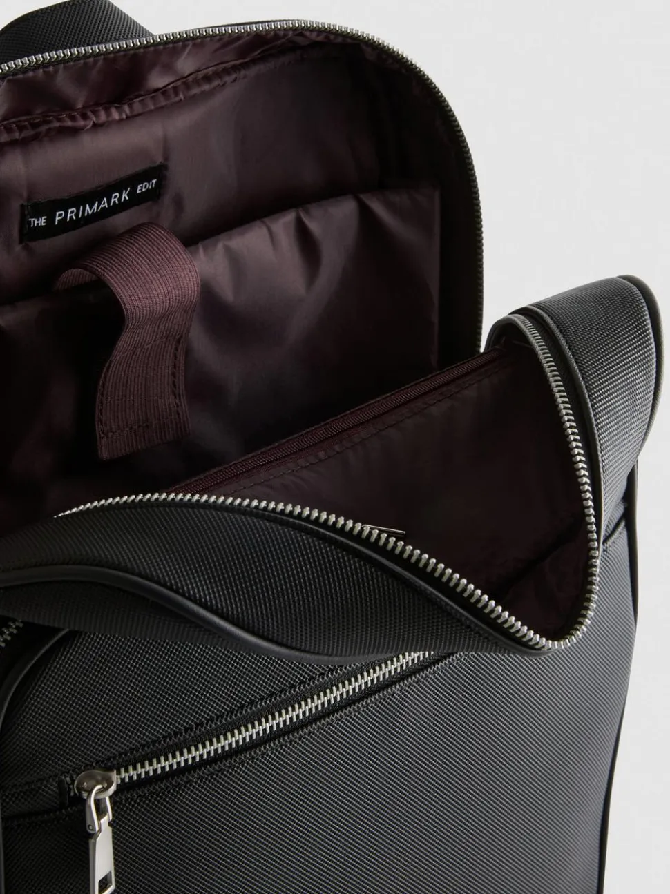Strukturierter „The Edit“ Rucksack mit Reißverschluss