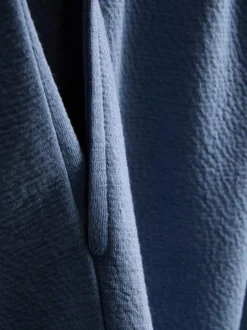 Strukturierte Schlafanzugshorts mit Kordelzug