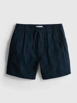 Strukturierte Shorts mit Kordelzug