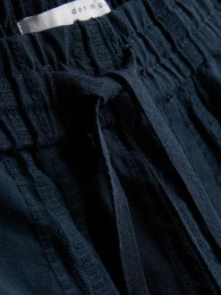 Strukturierte Shorts mit Kordelzug