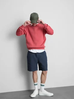 Strukturierte Shorts mit Kordelzug