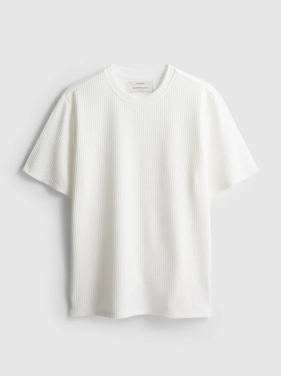 Strukturiertes, kurzärmeliges T-Shirt