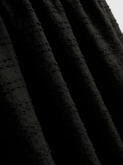 Strukturiertes Minikleid in Knitteroptik
