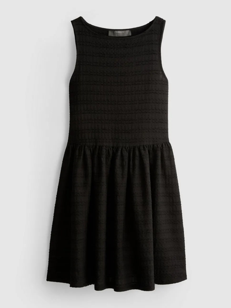 Strukturiertes Minikleid in Knitteroptik