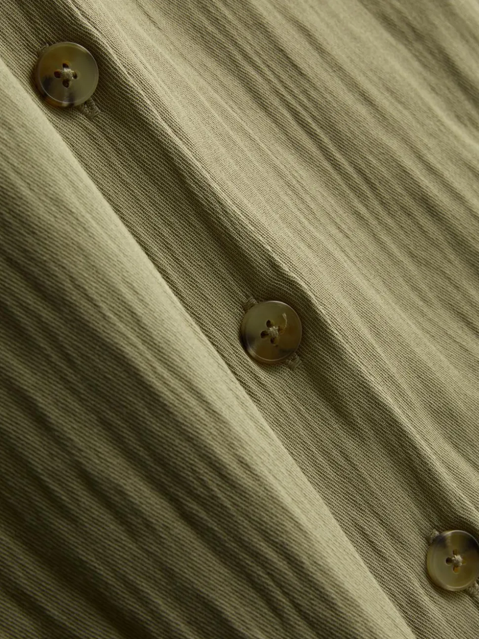Strukturiertes Neckholder-Top mit Knopfleiste