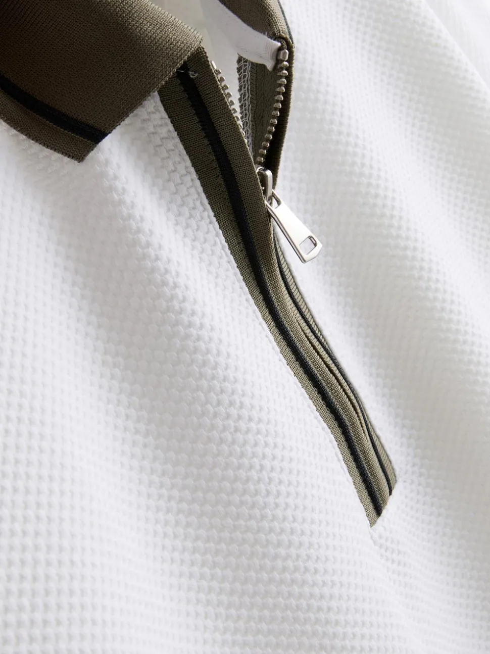 Strukturiertes Poloshirt