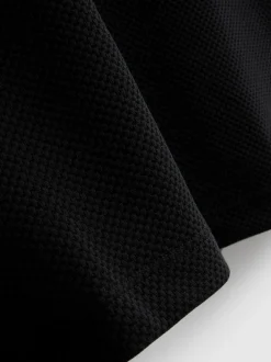 Strukturiertes Poloshirt