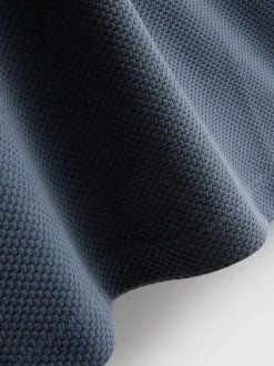 Strukturiertes Poloshirt