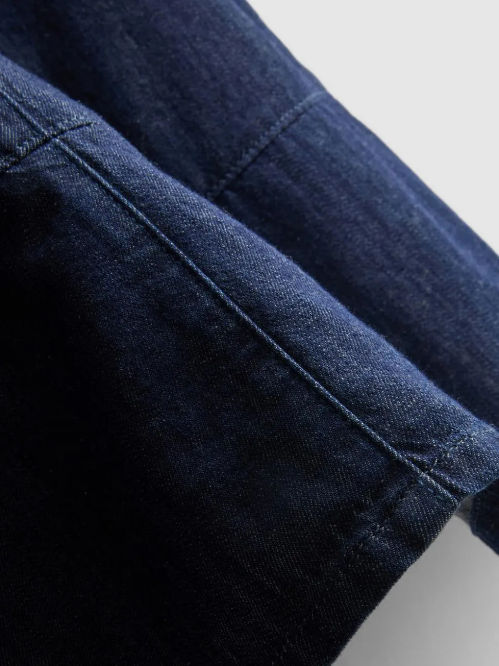 Strukturiertes „The Edit“ Denim-Top
