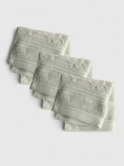 Strukturierte Waschlappen, 3er-Pack