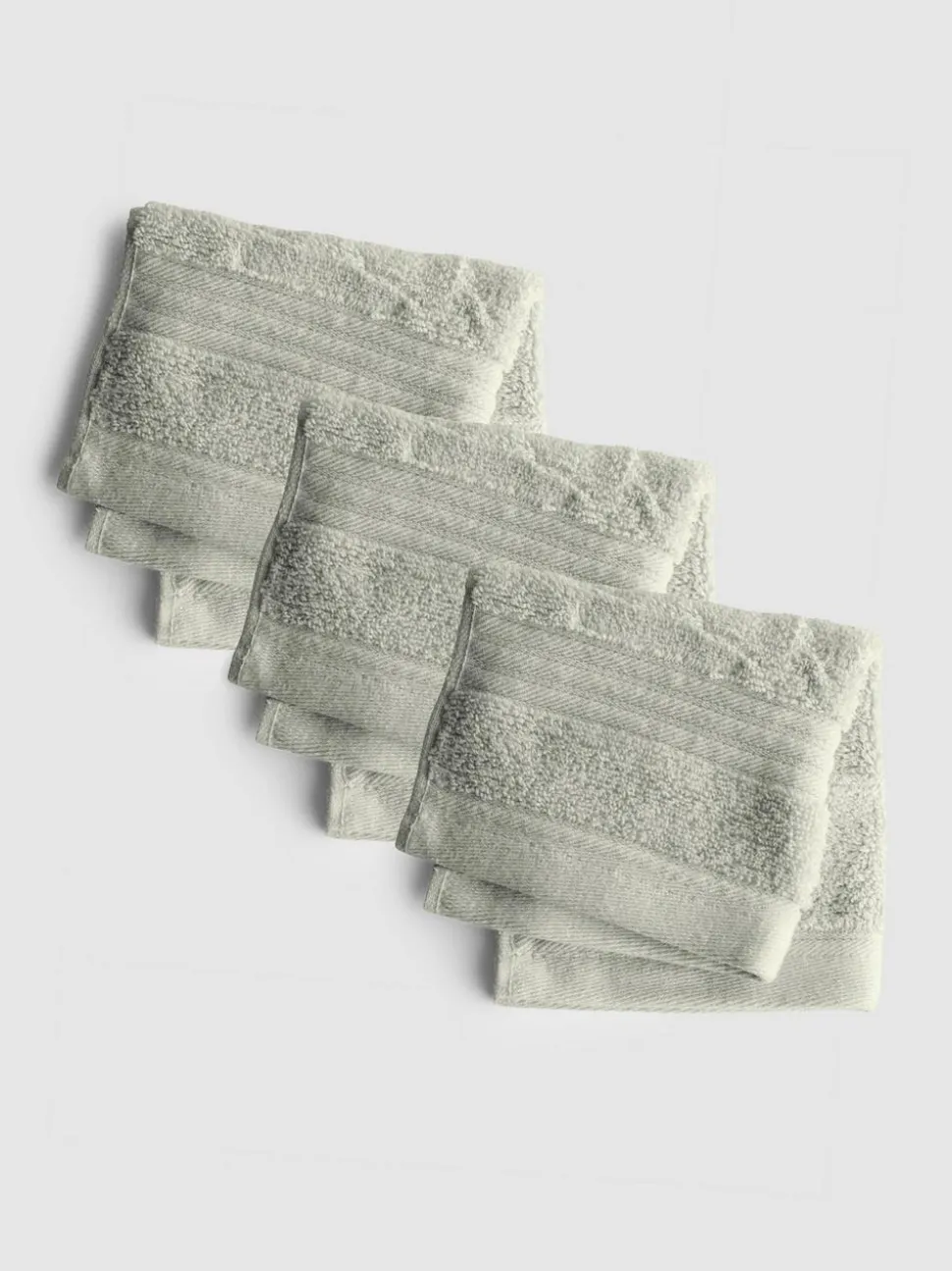 Strukturierte Waschlappen, 3er-Pack