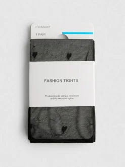 Strumpfhose mit Herzmuster, 1er-Pack