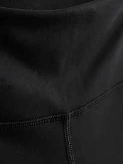 Stützende Active-Leggings mit hohem Bund und ausgestelltem Bein