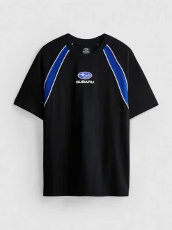 „Subaru“ T-Shirt mit Einsätzen