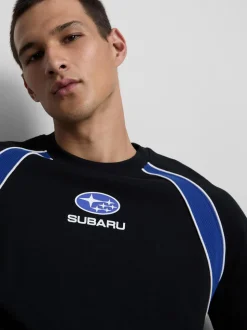 „Subaru“ T-Shirt mit Einsätzen