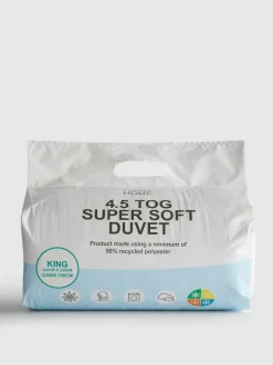Superweiche Kingsize-Bettwäsche, 4,5 Tog