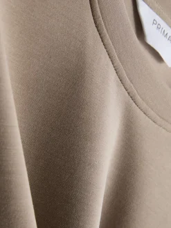 Sweatshirt aus Modalmischung mit Rundhalsausschnitt