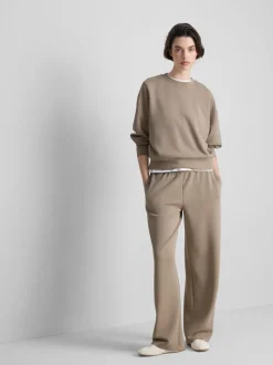 Sweatshirt aus Modalmischung mit Rundhalsausschnitt