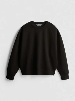 Sweatshirt aus Modalmischung mit Rundhalsausschnitt