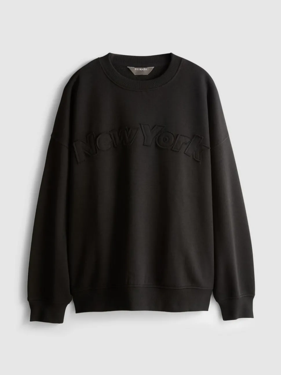 Sweatshirt mit hohem Baumwollanteil und Applikation