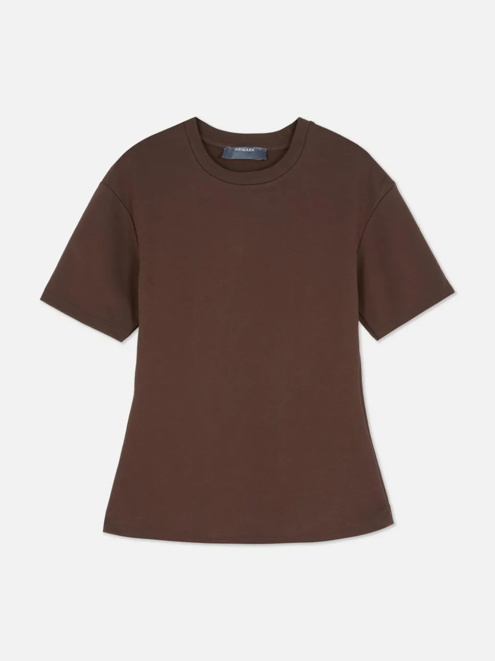 Tailliertes T-Shirt aus schwerem Stoff