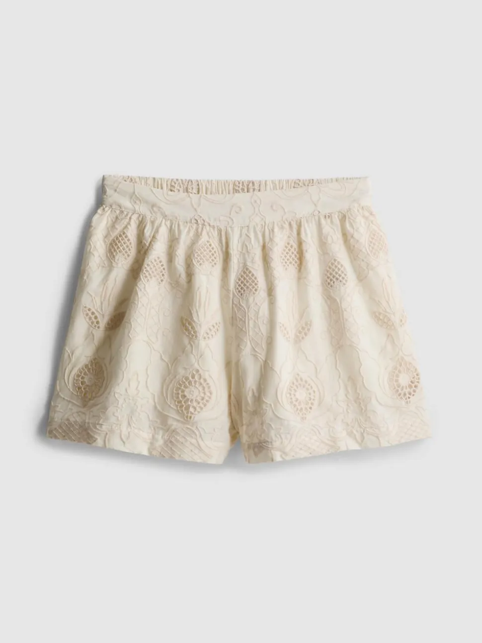 „The Edit“ Baumwoll-Shorts mit Lochstickerei