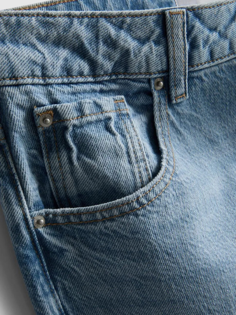 „The Edit“ Denim-Jeans aus Baumwolle mit geradem Bein