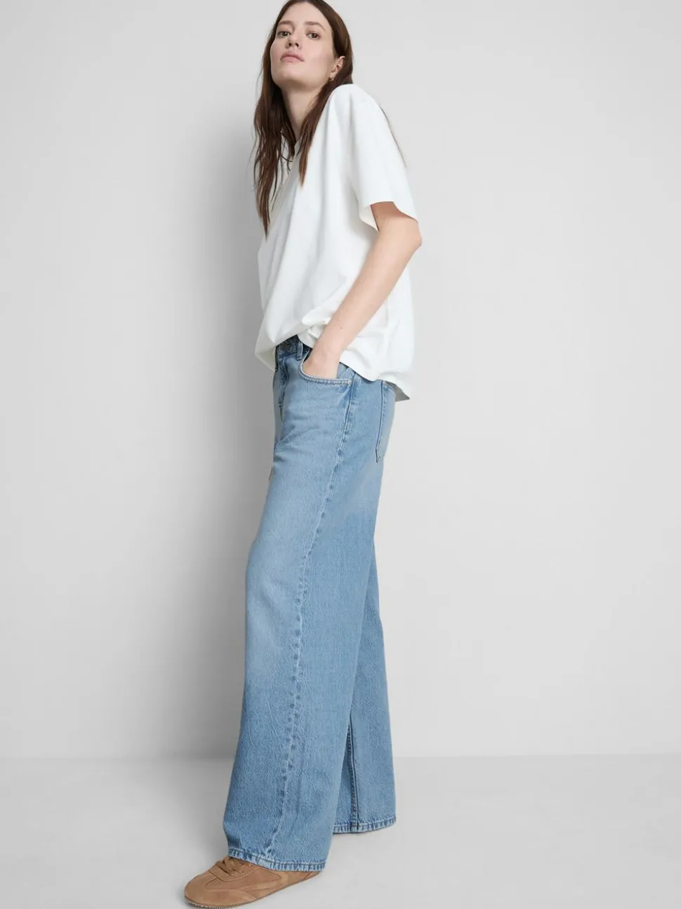 „The Edit“ Denim-Jeans aus Baumwolle mit geradem Bein
