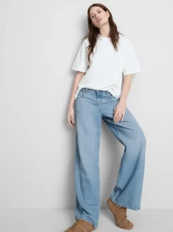 „The Edit“ Denim-Jeans aus Baumwolle mit geradem Bein