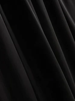 „The Edit“ Hose aus Satin mit weitem Bein