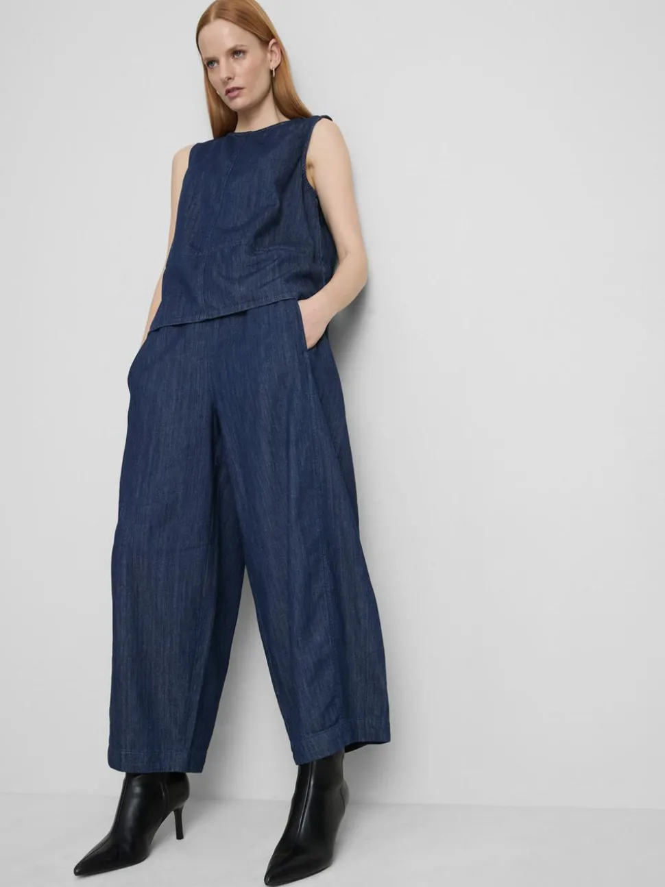 „The Edit“ Jeans mit weitem Bein