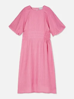 „The Edit“ Kleid mit Puffärmeln