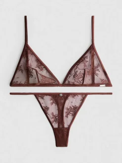 „The Edit“ Spitzenunterwäsche mit Triangel-Bralette