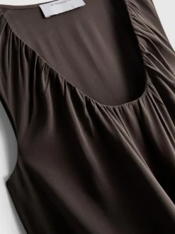 „The Edit“ Trapez-Maxikleid