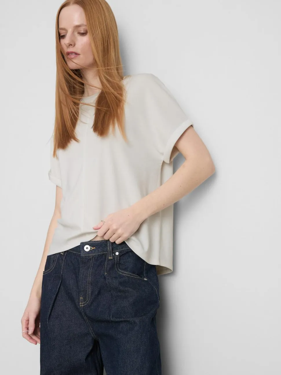 „The Edit“ T-Shirt mit Ziernaht