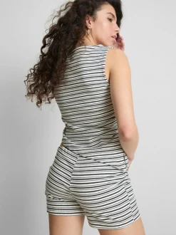 The Primark Scene | Asymmetrisches Tanktop mit Streifen