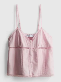 The Primark Scene | Babydoll-Trägertop mit Spitzenmuster