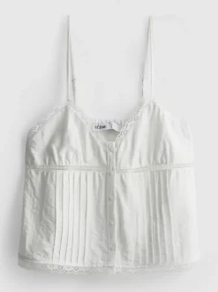 The Primark Scene | Babydoll-Trägertop mit Spitzenmuster