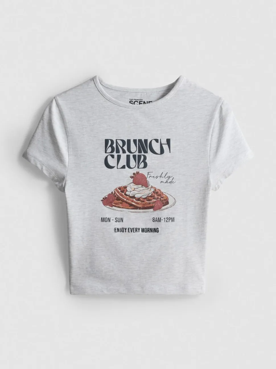 The Primark Scene | „Brunch“ Baby Tee mit hohem Baumwollanteil