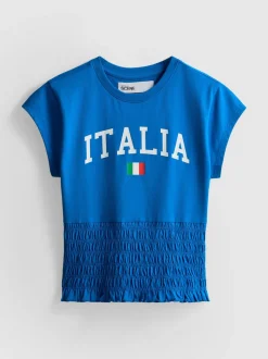 The Primark Scene | Gesmoktes „Italien“ Fußball-T-Shirt