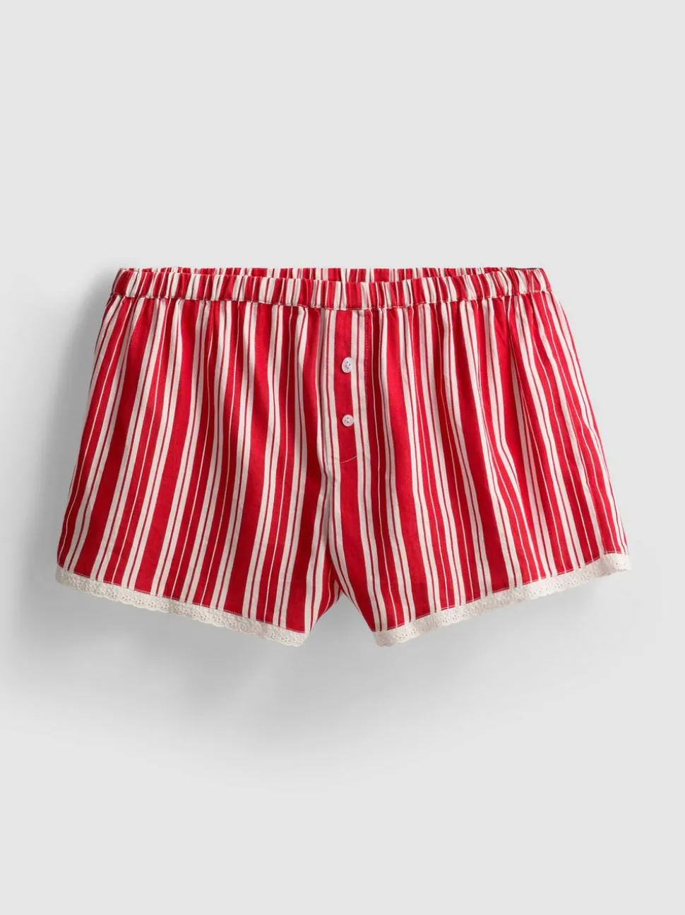 The Primark Scene | Gestreifte Boxershorts mit Spitzenbesatz