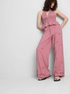 The Primark Scene | Hose mit weitem Bein und Paisley-Stickerei