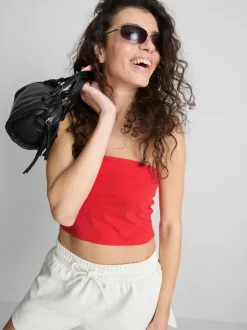 The Primark Scene | Jersey-Bandeau-Top mit hohem Baumwollanteil