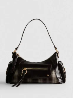 The Primark Scene | Karierte Schultertasche mit mehreren Fächern