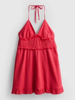 The Primark Scene | Minikleid in Knitteroptik mit Rüschen