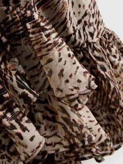 The Primark Scene | Neckholder-Minikleid mit Leopardenmuster