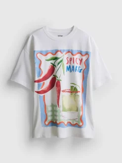 The Primark Scene | Oversized-T-Shirt mit Margarita-Print