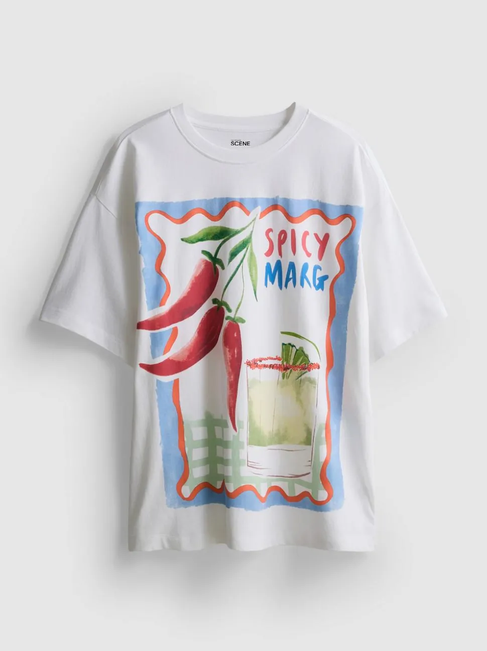The Primark Scene | Oversized-T-Shirt mit Margarita-Print