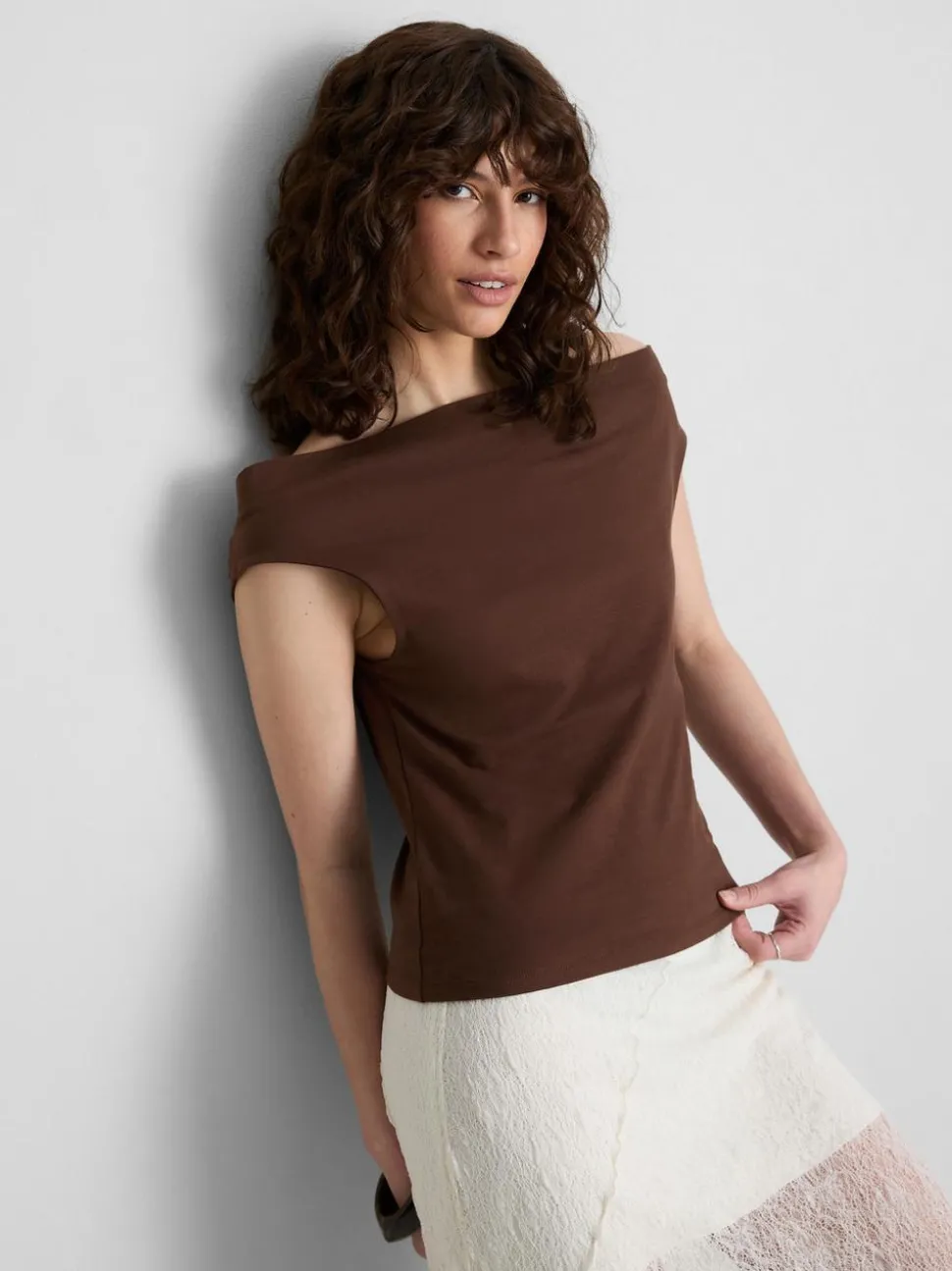 The Primark Scene | Schulterfreies Top mit hohem Baumwollanteil